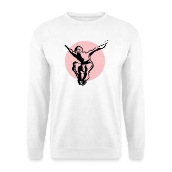 Ninja - couleur noire - Sweat-shirt Unisexe - blanc - Devant