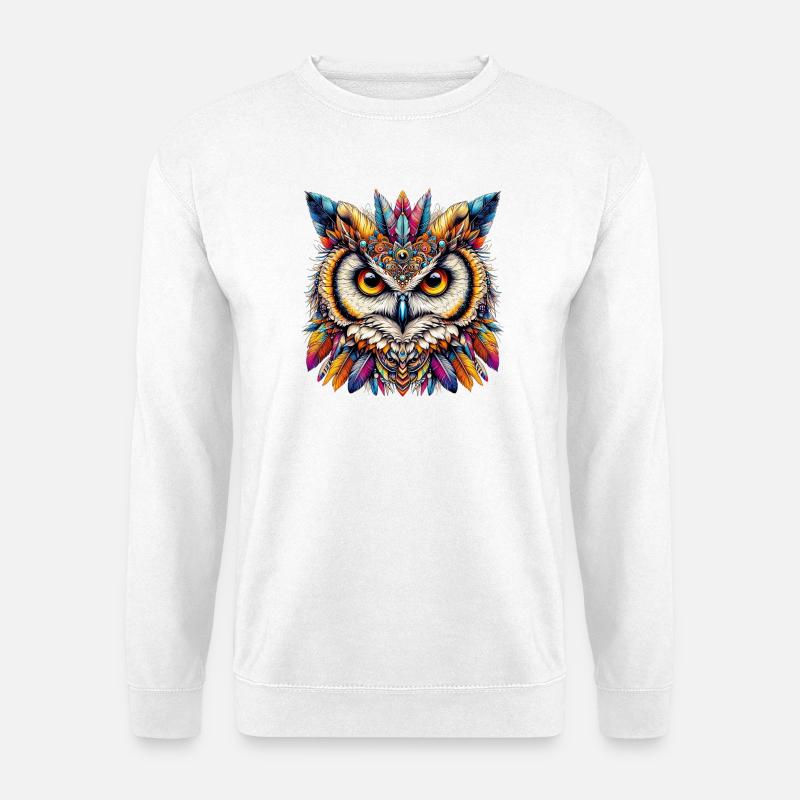 Owl - Unisex Sweatshirt - white