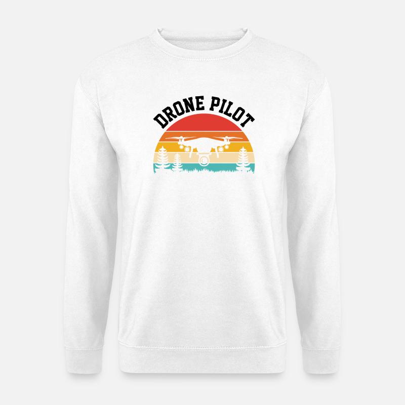 Drone Pilot - Unisex Sweatshirt - white