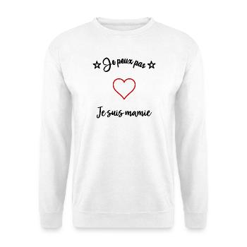 I CAN'T. GRANNY - Unisex Sweatshirt - white - Front