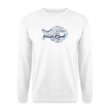 FISH. APRIL FOOL - Unisex Sweatshirt - white - Front