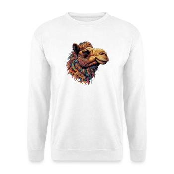 Chameau - Sweat-shirt Unisexe - blanc - Devant