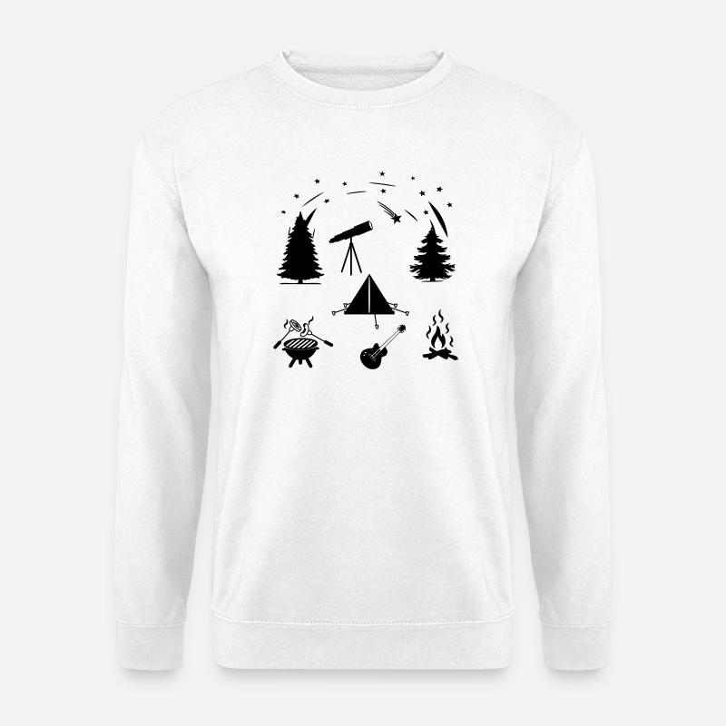 Camping-Leben - Unisex Pullover - Weiß