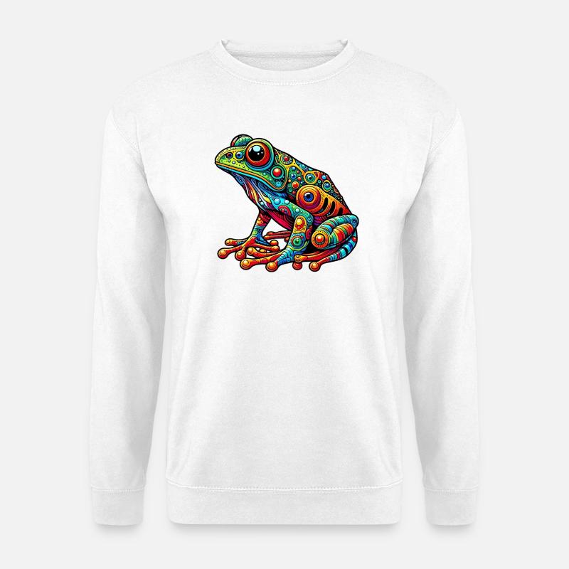 Frosch - Unisex Pullover - Weiß