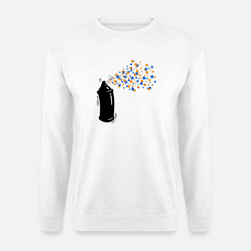 Wildstyle Sprayer Graffti Spraydose Strassenkunst - Unisex Pullover - Weiß