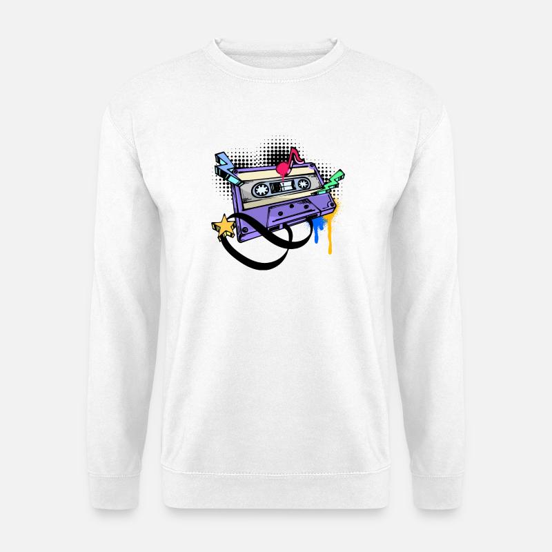 Funky Street Art Graffiti Kunst Strassenkunst - Unisex Pullover - Weiß