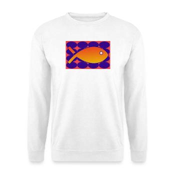FISCH - Unisex Pullover - Weiß - Vorne