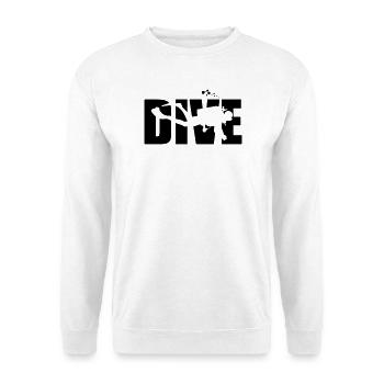 Dive Design für Tauchgang-Profis - Unisex Pullover - Weiß - Vorne