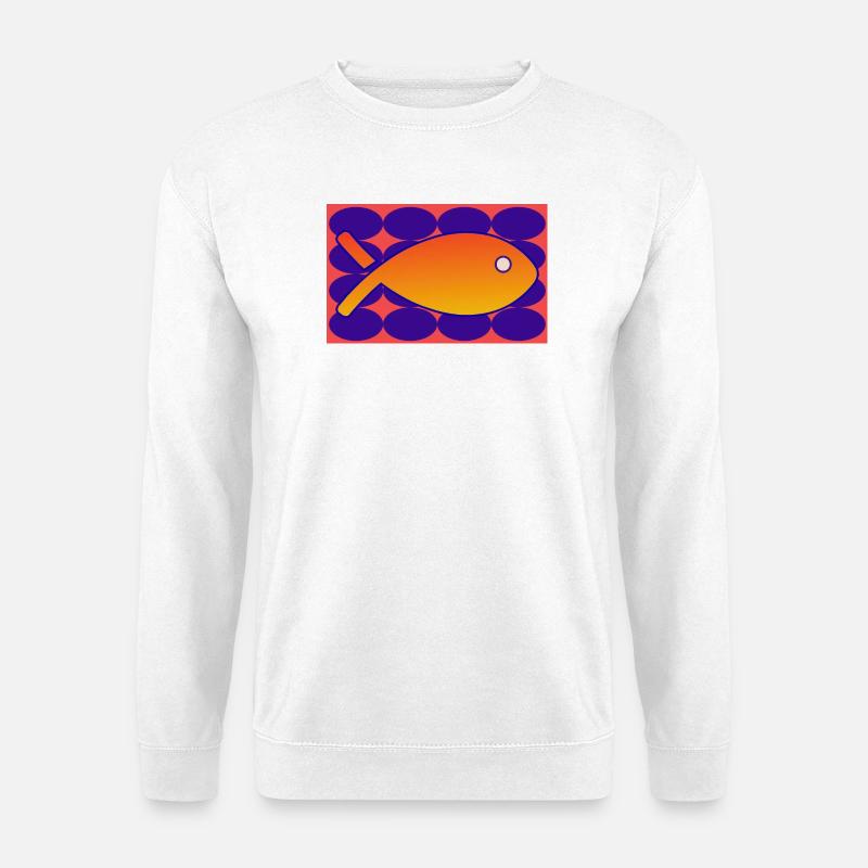 FISH - Unisex Sweatshirt - white