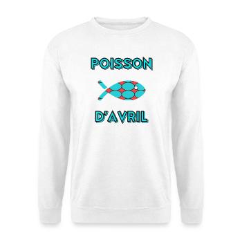 APRIL FOOL - Unisex Sweatshirt - white - Front