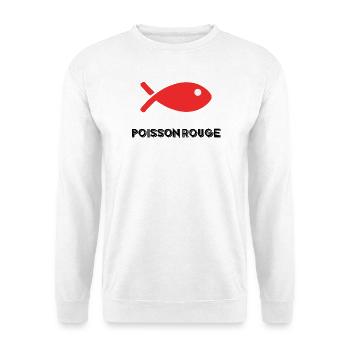 POISSON. MEMOIRE. POISSON D'AVRIL - Sweat-shirt Unisexe - blanc - Devant