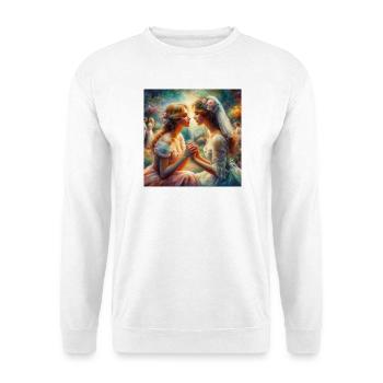L’amour entre femmes - Sweat-shirt Unisexe - blanc - Devant