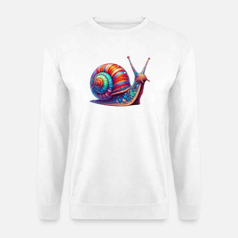 Snail - Unisex Sweatshirt - white