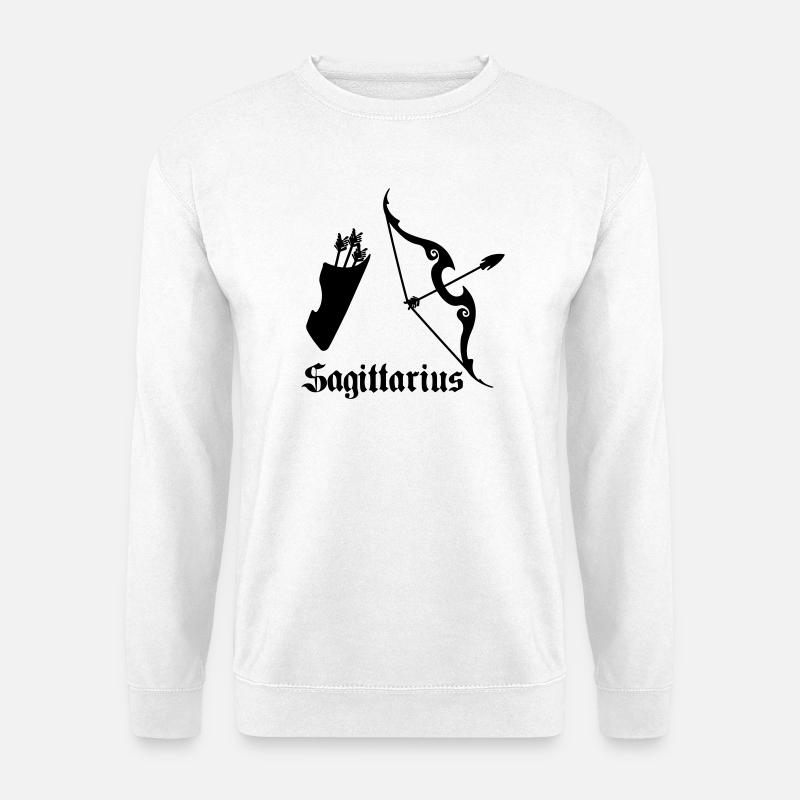 Pfeil und Bogen Schütze Schütze - Unisex Pullover - Weiß