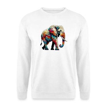 Elephant - Unisex Sweatshirt - white - Front