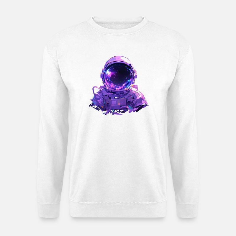 Astronauten-Helm - Unisex Pullover - Weiß