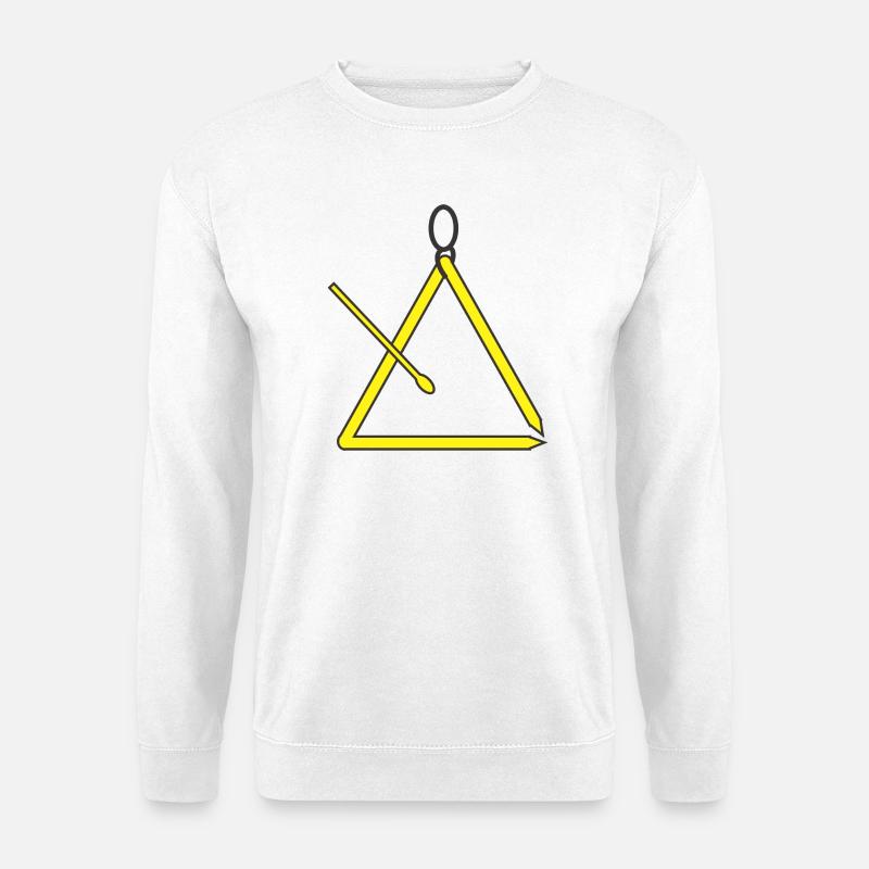 Triangle - Unisex Sweatshirt - white