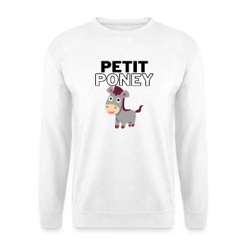 Little pony - Unisex Sweatshirt - white - Front