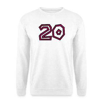 20 - Unisex Sweatshirt - white - Front