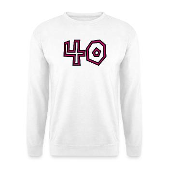 ALLES GUTE ZUM GEBURTSTAG. ALLES GUTE ZUM GEBURTSTAG. JAHRESTAG. - Unisex Pullover - Weiß - Vorne