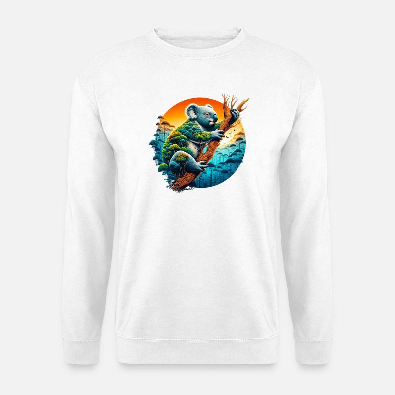 Koala - Sweat-shirt Unisexe - blanc