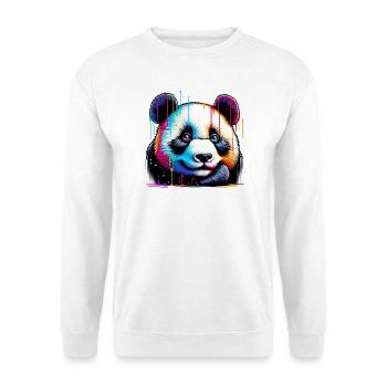 Panda - Sweat-shirt Unisexe - blanc - Devant