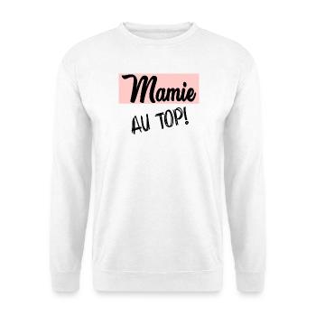 MAMIE - Sweat-shirt Unisexe - blanc - Devant