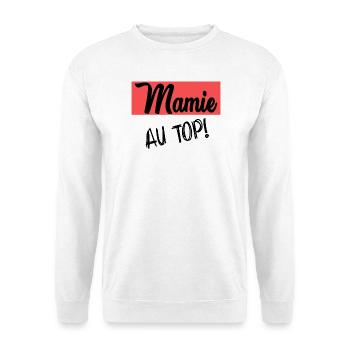 MAMIE - Sweat-shirt Unisexe - blanc - Devant
