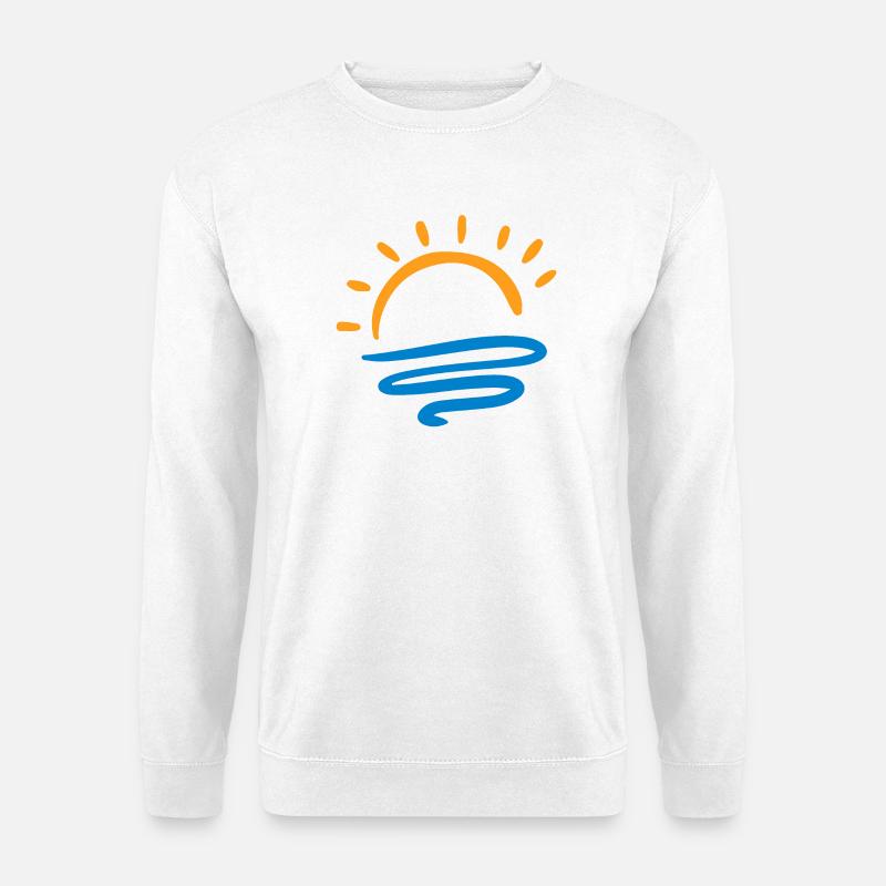 Sonne & Meer - Unisex Pullover - Weiß