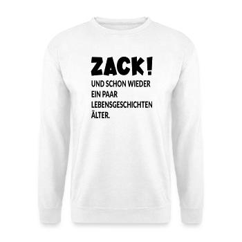GEBURTSTAG - ÄLTER WERDEN - Unisex Pullover - Weiß - Vorne