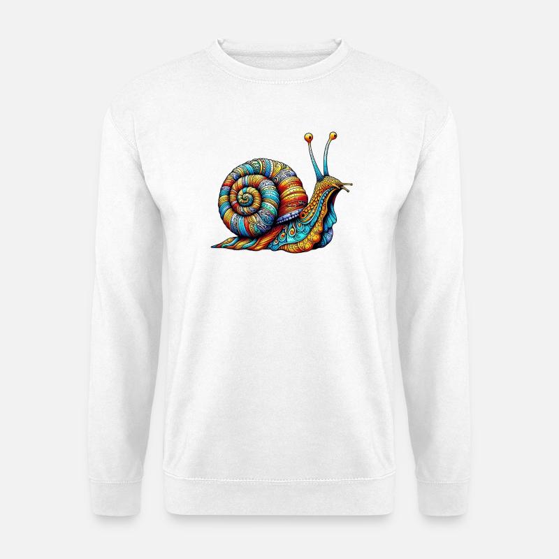 Escargot - Sweat-shirt Unisexe - blanc