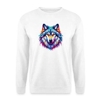Wolf - Unisex Sweatshirt - white - Front