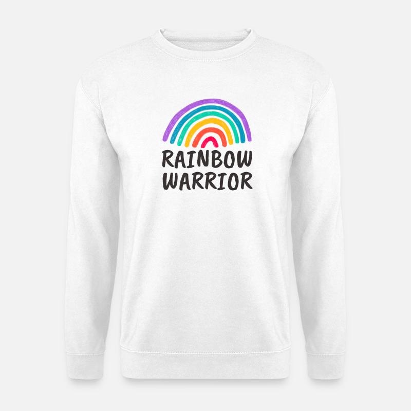 Rainbow Warrior - Unisex Pullover - Weiß