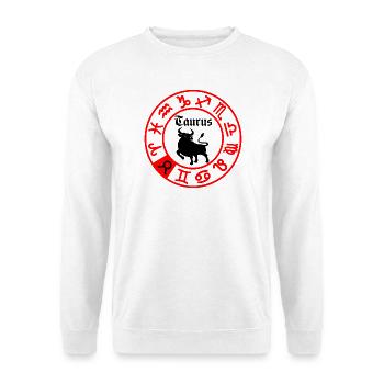 Twelve signs zodiac sign Taurus Taurus - Unisex Sweatshirt - white - Front