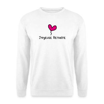 RETRAITE. RETRAITE. RETRAITEE. SENIOR. MAMIE. PAPY - Sweat-shirt Unisexe - blanc - Devant