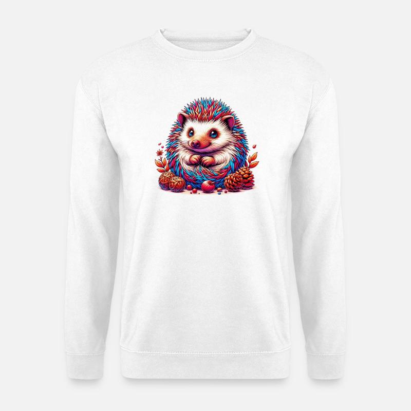 Hedgehog - Unisex Sweatshirt - white