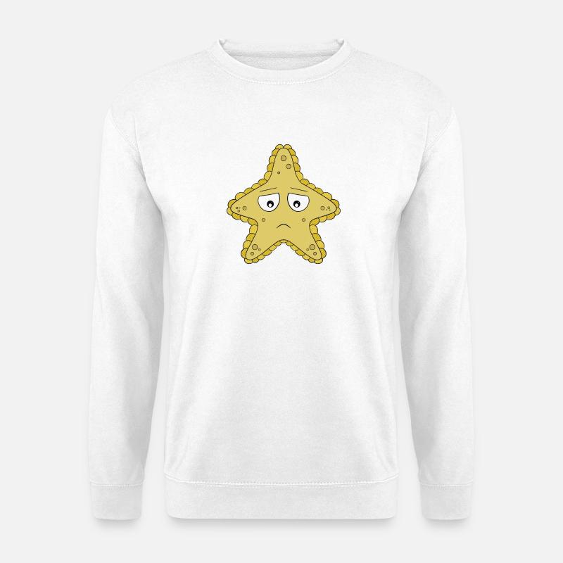 Trauriger Seestern - Unisex Pullover - Weiß