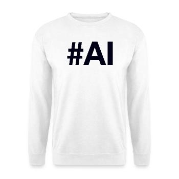 AI Artificial Intelligence - Unisex Pullover - Weiß - Vorne