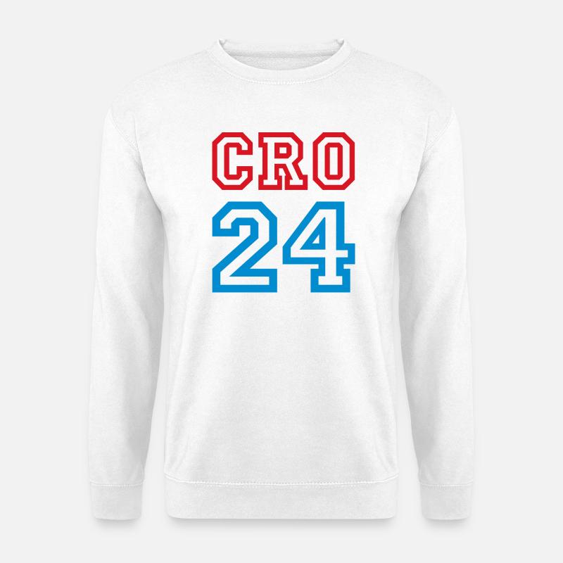 Croatia Kroatien - Unisex Pullover - Weiß