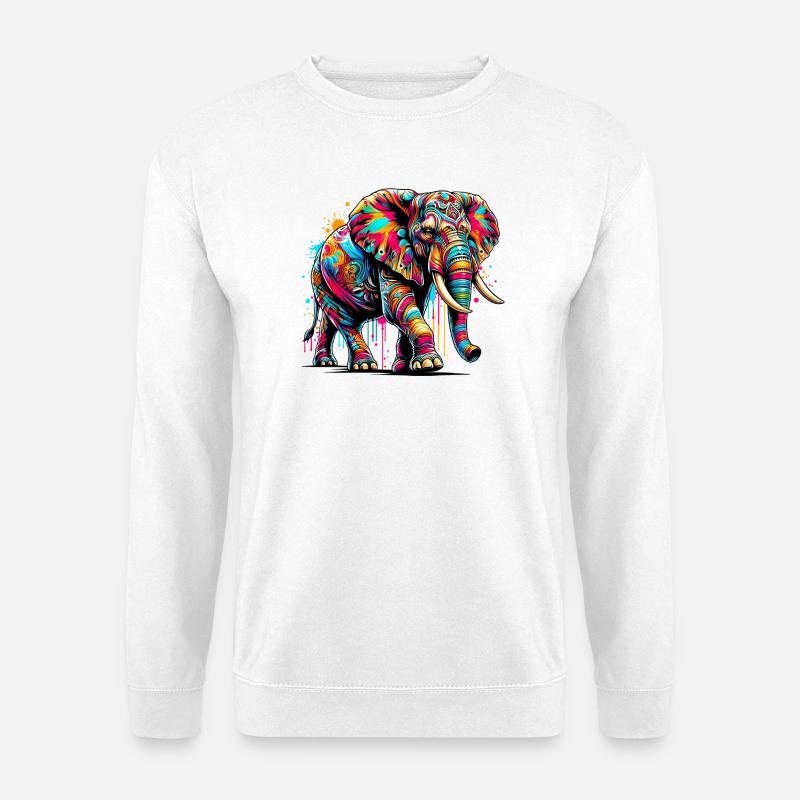 Elephant - Unisex Sweatshirt - white
