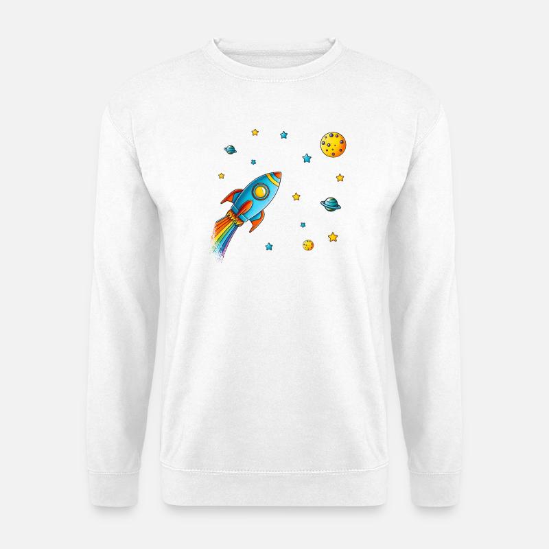 Abenteuer Weltall - Unisex Pullover - Weiß