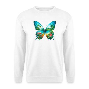 Butterfly - Unisex Sweatshirt - white - Front