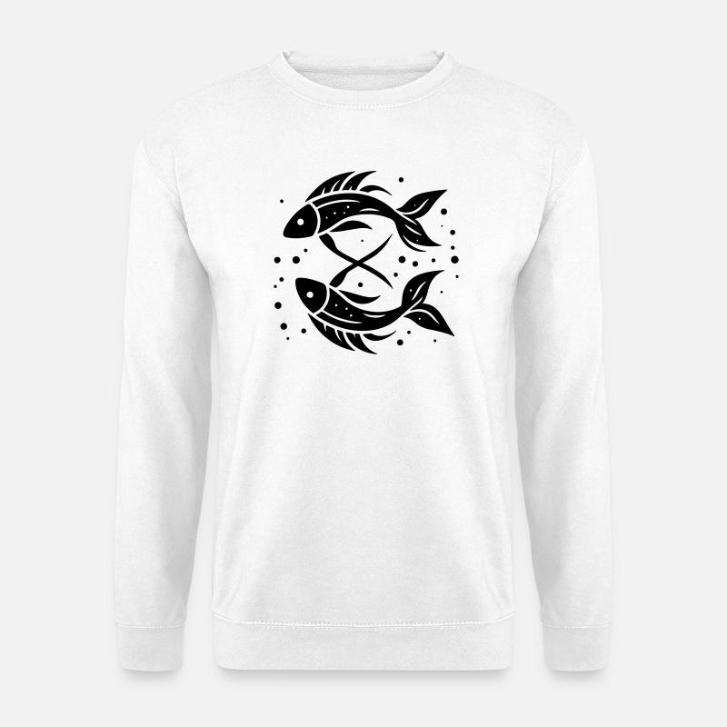 Fische 2 - Unisex Pullover - Weiß