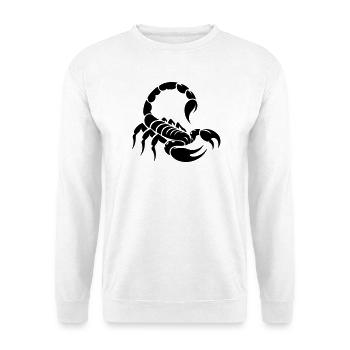 Scorpion 2 - Sweat-shirt Unisexe - blanc - Devant