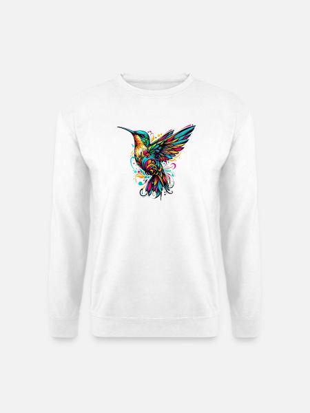 Kolibri - Unisex Pullover - Weiß