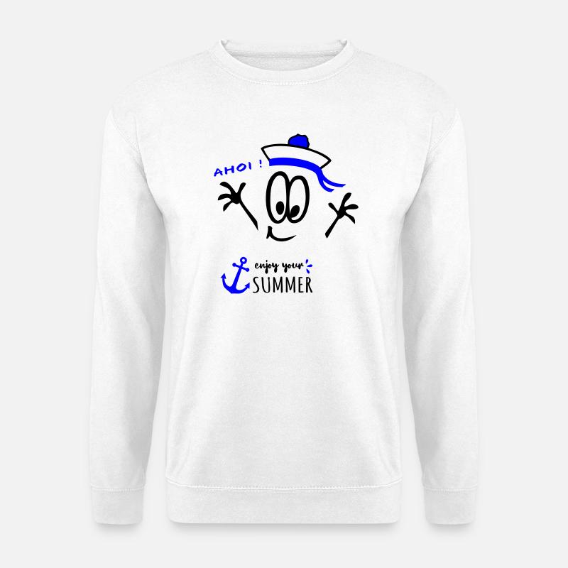 Matrose Ahoi - Unisex Pullover - Weiß