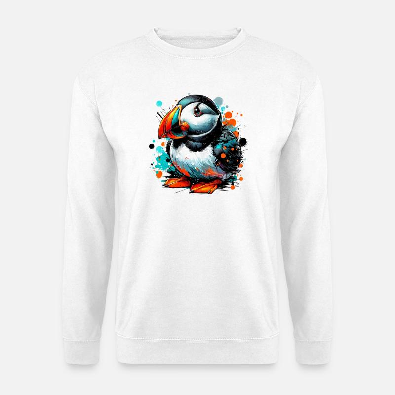 Puffin - Unisex Sweatshirt - white