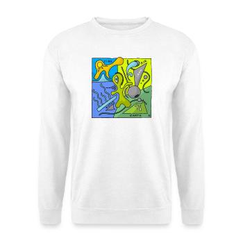 Four éléments - Sweat-shirt Unisexe - blanc - Devant