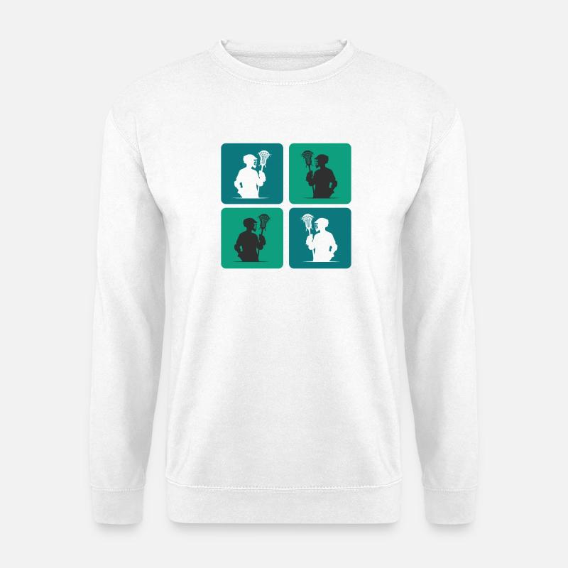 Lacrosse Design - Unisex Pullover - Weiß