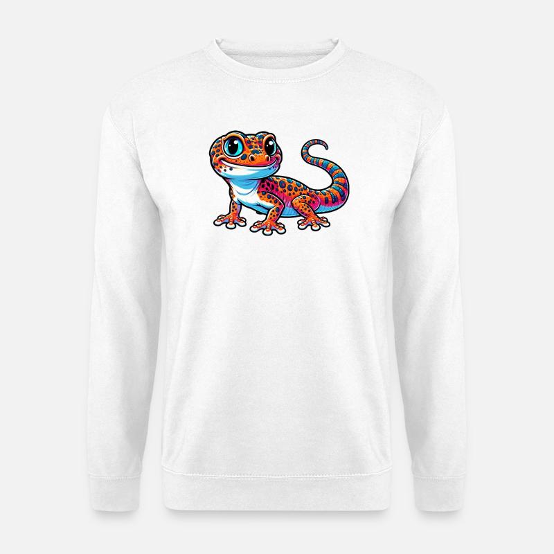 Gecko - Sweat-shirt Unisexe - blanc